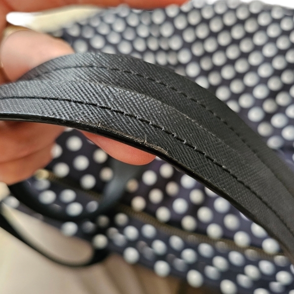 Kate Spade White and Black Polkadot Diaper bag or tote. - Picture 9 of 11